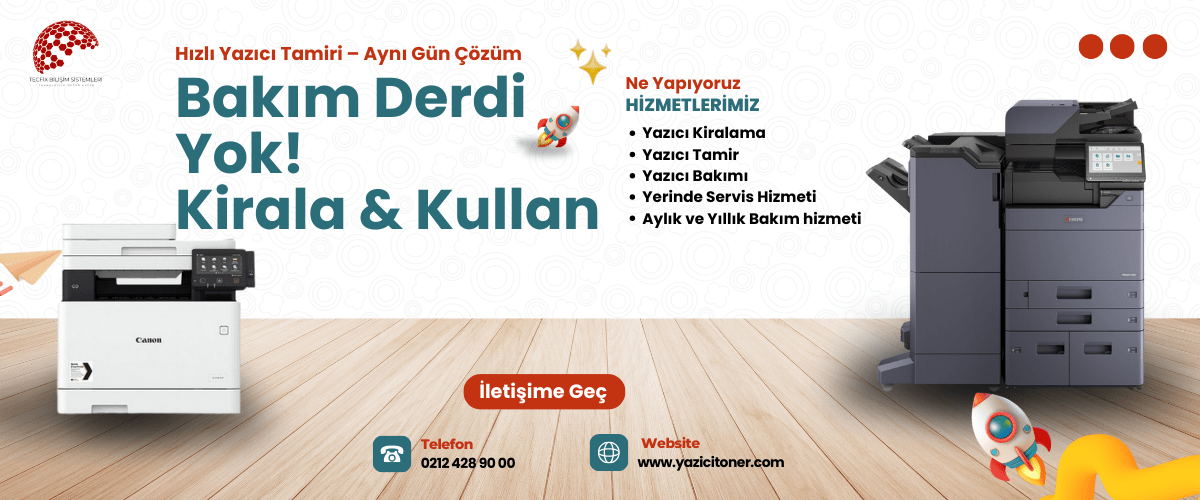 Yazıcı Tamir Bakım Kiralama