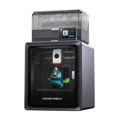 Anycubic Kobra S1 Combo 3 Boyutlu Yazıcı 4 Renkli Multicolor 3D - 1