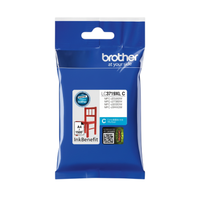 Brother LC3719XL Mavi Orijinal Kartuş - 1