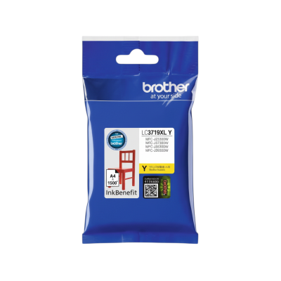 Brother LC3719XL Sarı Orijinal Kartuş - 1