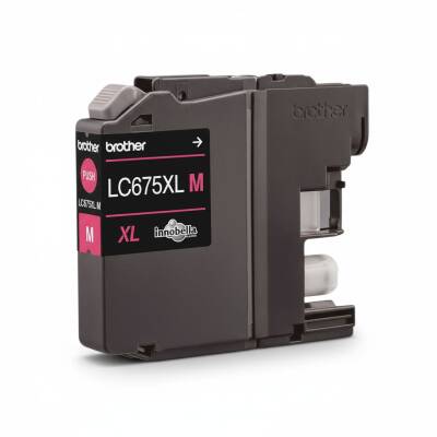 Brother LC675XL M Kırmızı (Magenta) Orijinal Mürekkep Kartuşu - 1.200 Sayfa - 2