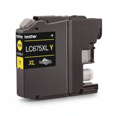 Brother LC675XL Y Sarı (Yellow) Orijinal Mürekkep Kartuşu - 1.200 Sayfa - 2