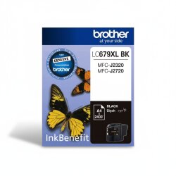 Brother LC679XL BK Siyah Orijinal Mürekkep Kartuşu - 2.400 Sayfa - Brother