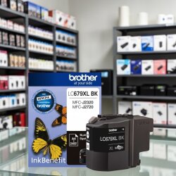 Brother LC679XL BK Siyah Orijinal Mürekkep Kartuşu - 2.400 Sayfa - 3