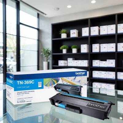 Brother TN-369C Mavi (Cyan) Orijinal Toner - 6.000 Sayfa (Süper Yüksek Kapasite) - 3