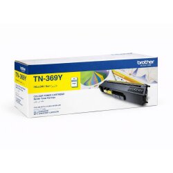 Brother TN-369Y Sarı (Yellow) Orijinal Toner - 6.000 Sayfa (Süper Yüksek Kapasite) - Brother