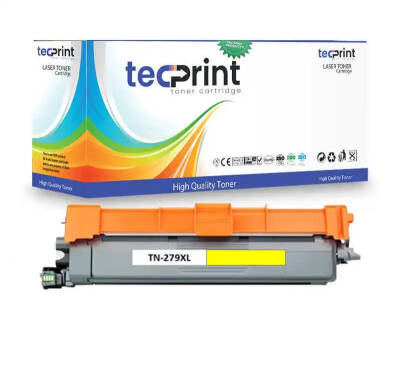 Brother TN279XL Yüksek Kapasiteli Sarı Muadil Toner - 1