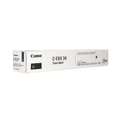 Canon C-EXV-34 3782B002 Siyah Orijinal Fotokopi Toner - 1