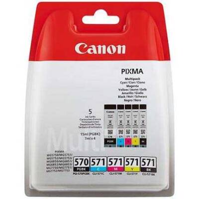 Canon CLI-571 Orjinal Kartuş Avantaj Paketi - 1