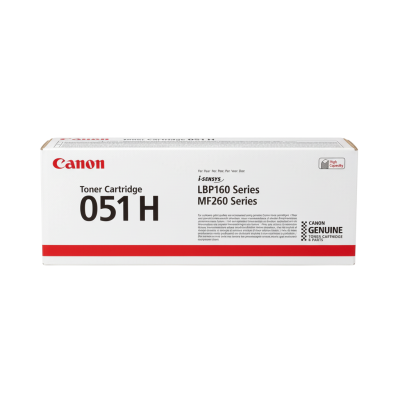 Canon CRG-051H 2169C002 Siyah Yüksek Kapasiteli Orijinal Toner - 1