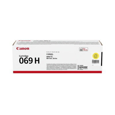 Canon CRG-069H 5095C002 Sarı Yüksek Kapasiteli Orijinal Toner - 1