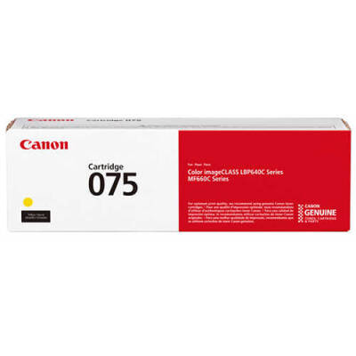 Canon CRG-075 6362C002 Sarı Orijinal Toner - 1
