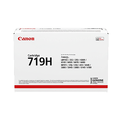 Canon CRG-719H 3480B002 Siyah Yüksek Kapasiteli Orijinal Toner - 1
