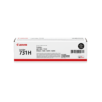 Canon CRG-731H 6273B002 Siyah Yüksek Kapasiteli Orijinal Toner - 1