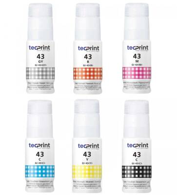 Canon GI-43 Muadil Mürekkep Seti - 1