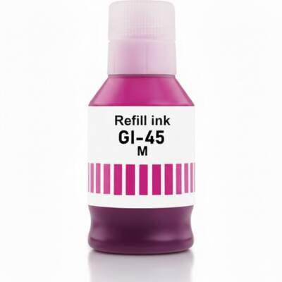 Canon GI-45 Kırmızı (Magenta) Muadil Mürekkep - 1