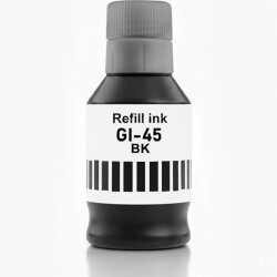 Canon GI-45 Siyah (Black) Muadil Mürekkep  - Tecprint