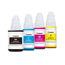 Canon GI-490 Orijinal 4 Renk Şişe Mürekkep Seti - Canon