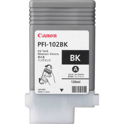 Canon PFI-102BK/0895B001 Siyah Muadil Kartuş - 1