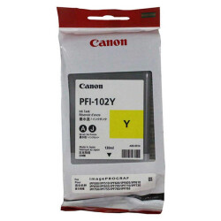 Canon PFI-102Y Sarı Orjinal Kartuş - 1