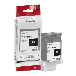 Canon PFI-107BK/6705B001 Siyah Orjinal Kartuş - 1