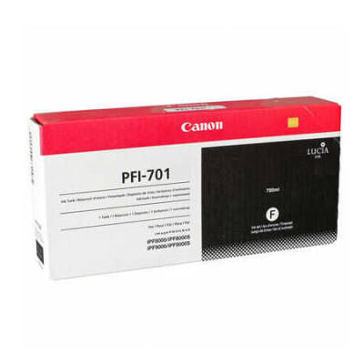 Canon PFI-701MBK Mat Siyah Orjinal Kartuş - 1