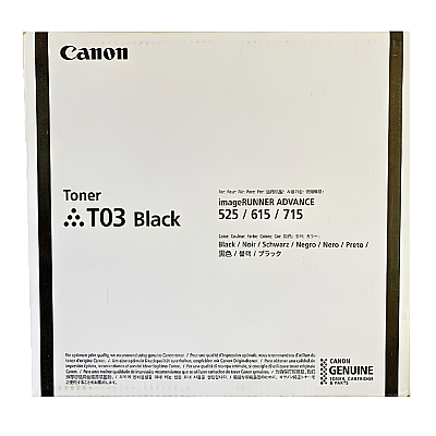 Canon T03 2725C001 Siyah Orijinal Fotokopi Toner - 1