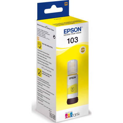 Epson 103-C13T00S44A Sarı Orjinal Mürekkep - 1