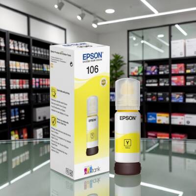 Epson 106-C13T00R440 Sarı Orijinal Mürekkep - 3