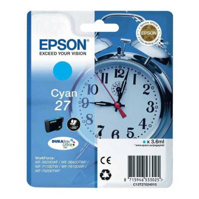 Epson 27-T2702-C13T27024020 Mavi Orjinal Kartuş - 1