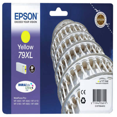 Epson 79XL-C13T79044010 Sarı Orjinal Kartuş Yüksek Kapasiteli - 1