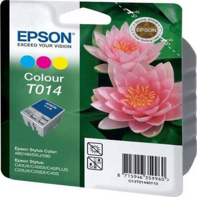 Epson T014-C13T01440120 Renkli Orjinal Kartuş - 1