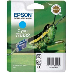 Epson T0332-C13T03324020 Mavi Orjinal Kartuş - 1