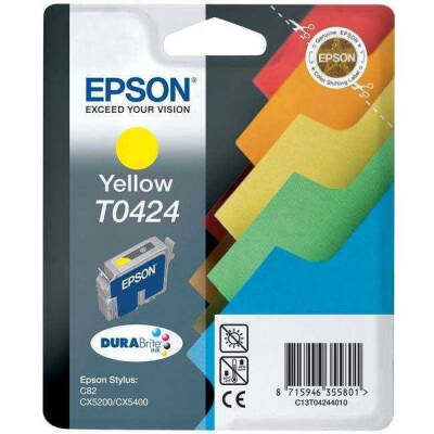 Epson T0424-C13T04244020 Sarı Orjinal Kartuş - 1