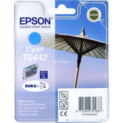 Epson T0442-C13T04424020 Mavi Orjinal Kartuş - 1