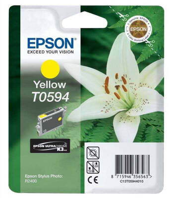 Epson T0594-C13T05944020 Sarı Orjinal Kartuş - 1