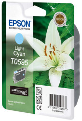 Epson T0595-C13T05954020 Açık Mavi Orjinal Kartuş - 1