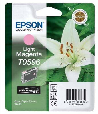 Epson T0596-C13T05964020 Açık Kırmızı Orjinal Kartuş - 1