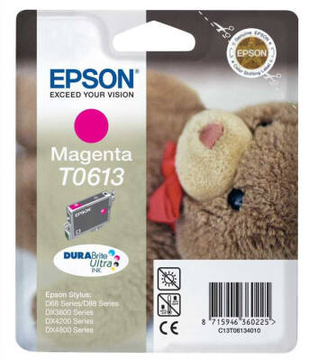 Epson T0613-C13T06134020 Kırmızı Orjinal Kartuş - 1