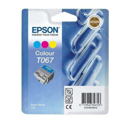 Epson T067-C13T06704020 Renkli Orjinal Kartuş - 1