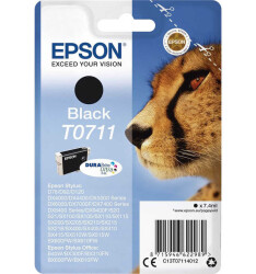 Epson T0711-C13T07114021 Siyah Orjinal Kartuş - 1