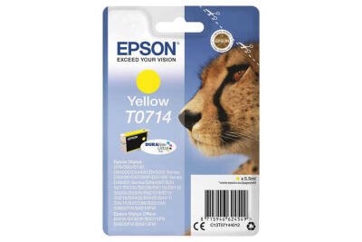Epson T0714-C13T07144020 Sarı Orjinal Kartuş - 1