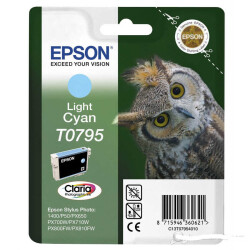 Epson T0795-C13T07954020 Açık Mavi Orjinal Kartuş - 1