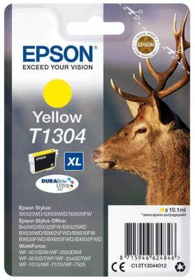 Epson T1304-C13T13044020 Sarı Orjinal Kartuş - 1