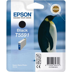 Epson T5591-C13T55914020 Siyah Orjinal Kartuş - 1