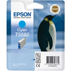 Epson T5592-C13T55924020 Mavi Orjinal Kartuş - 1