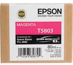 Epson T5803-C13T580300 Kırmızı Orjinal Kartuş - 1