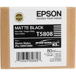 Epson T5808-C13T580800 Mat Siyah Orjinal Kartuş - 1