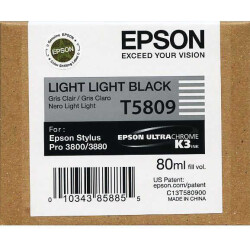 Epson T5809-C13T580900 Açık Açık Siyah Orjinal Kartuş - 1