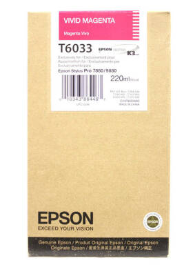 Epson T6033-C13T603300 Kırmızı Orjinal Kartuş - 1